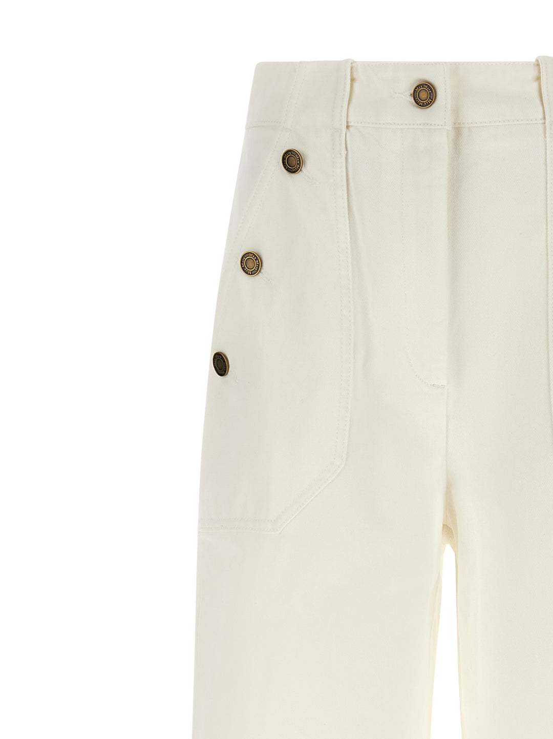 Max Mara Mxmbadesse Pantaloni - Bianco | ce55b4bb98dc83ff3f5665cb610d872b65f6adcc