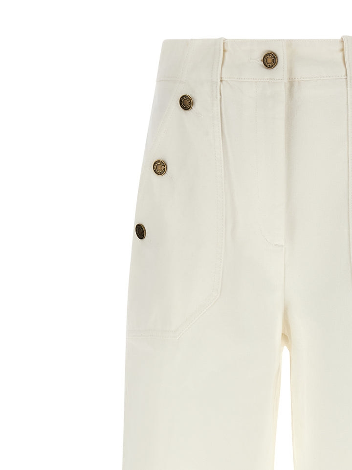 Max Mara Mxmbadesse Pantaloni - Bianco | ce55b4bb98dc83ff3f5665cb610d872b65f6adcc