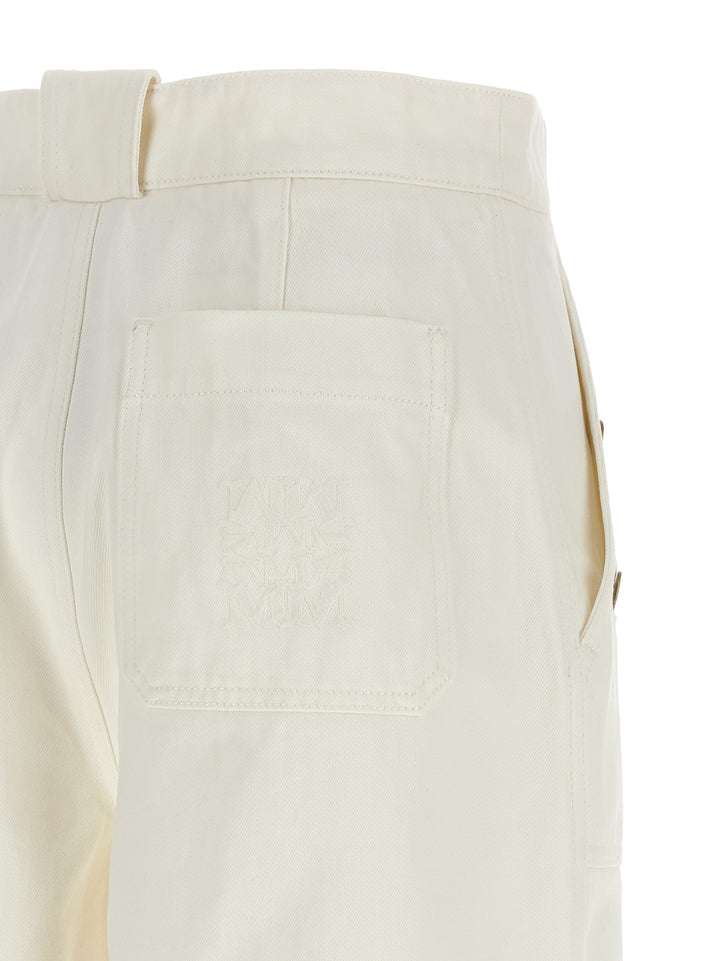Max Mara Mxmbadesse Pantaloni - Bianco | 0a10bb1582097bd8be9e7937ed764f0d80766329