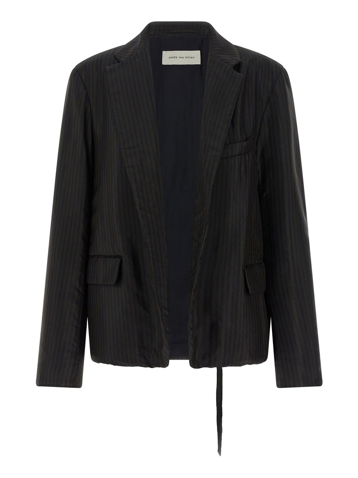 Dries Van Noten  Blursy BlazerS - Marrone | 4efc110e57225397fd2173f27a6fc76e8cfc8c93