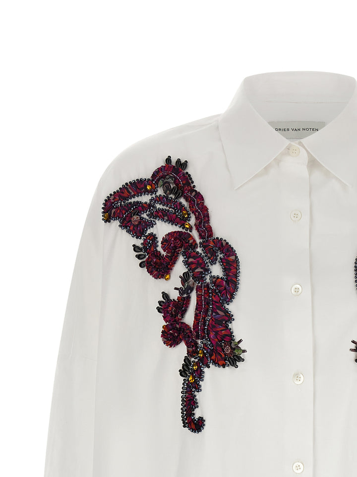 Dries Van Noten  Casia Camicie - Bianco | 8c12b2f1fae2b0f4c3d89bfd898c59164b5e0730