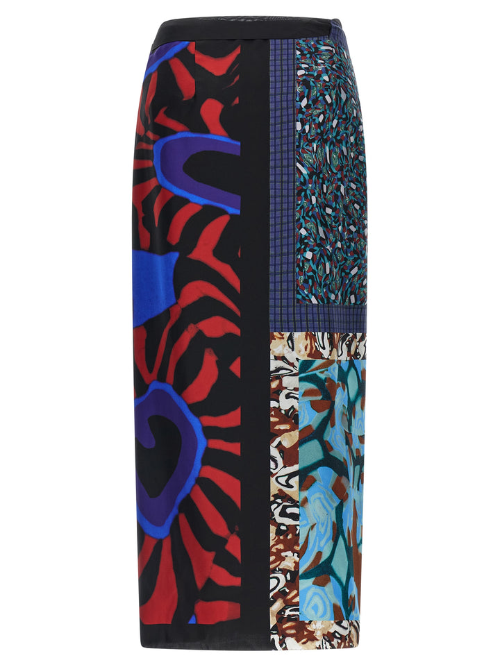 Dries Van Noten  Scarfy Gonne - Multicolor | ce22242fda60f9761da20cf12b41e1be1ae48026