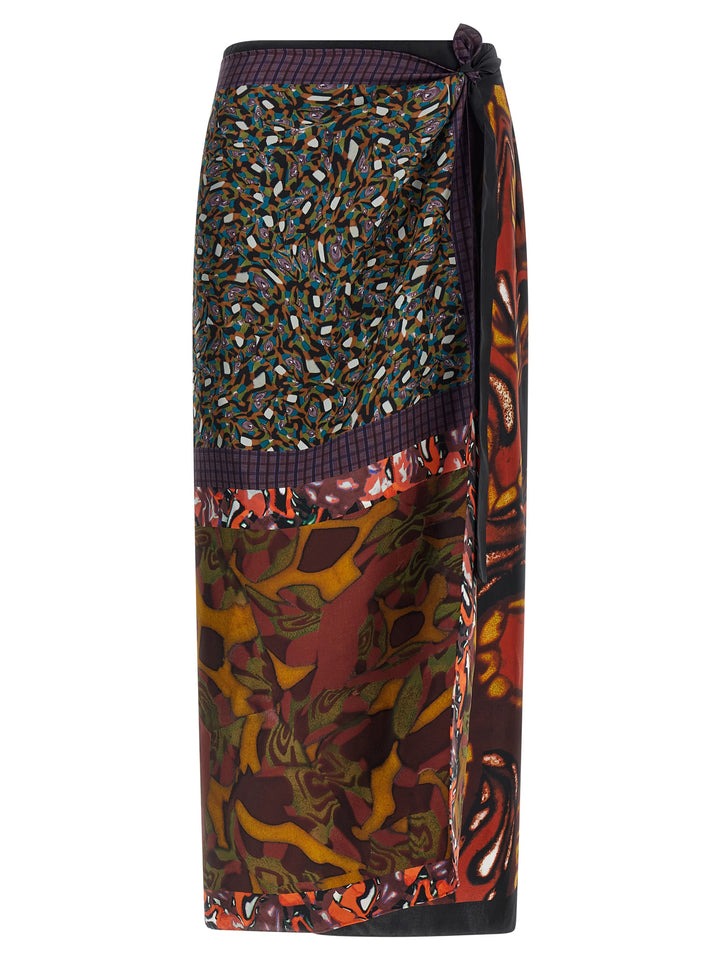 Dries Van Noten  Scarfy Gonne - Multicolor | 0bc0450856b600dcbf652479d879ec220f7e901f