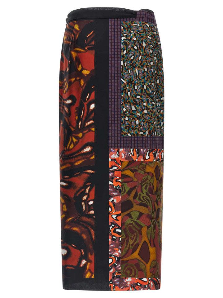 Dries Van Noten  Scarfy Gonne - Multicolor | dd99b8f7391d9a6d97bb184c9049fcbb59f56ed9