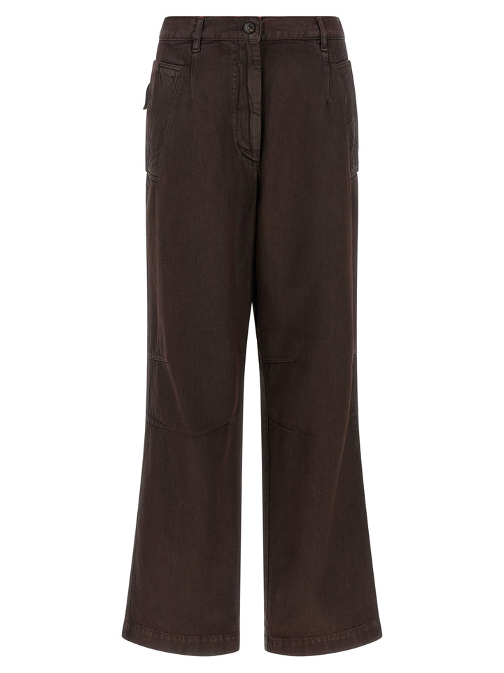 Dries Van Noten  Pincks Jeans - Bordeaux | 11a86d562512c369686feda8a5e366404185c355
