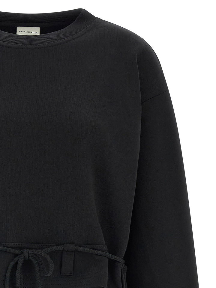 Dries Van Noten  Haserfiela Felpe - Nero | 26b247df264e7c367f095199b574e4a873673e78