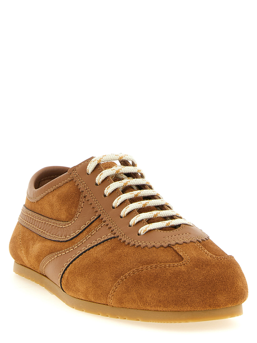 Dries Van Noten  Suede Sneakers - Marrone | 012456dc36d3fa168d319d39b345fbdda2bfb318