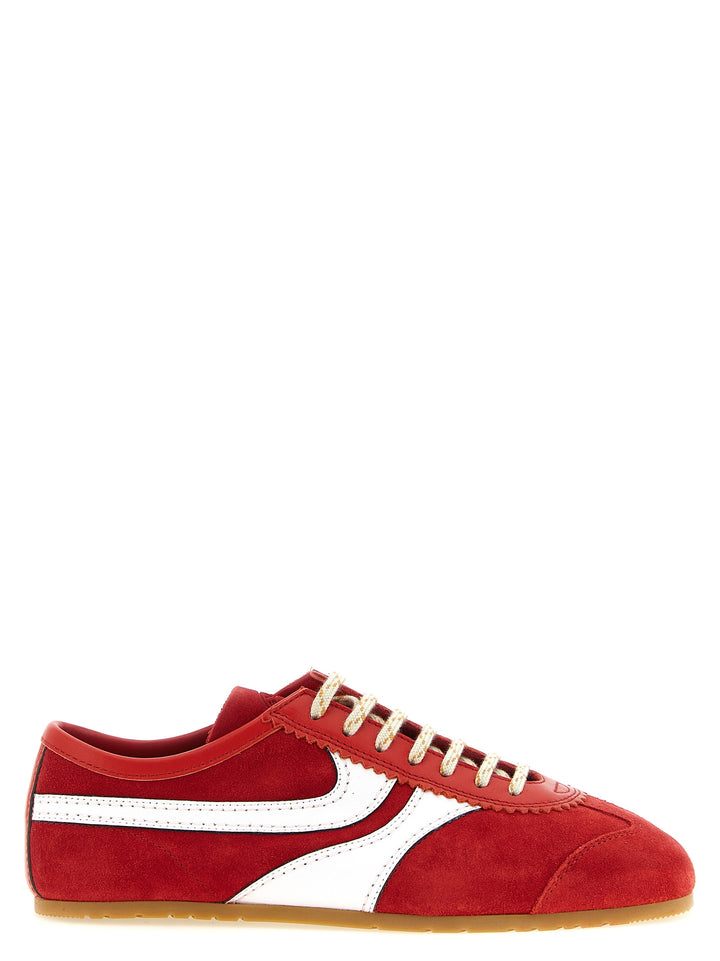 Dries Van Noten  Suede Sneakers - Rosso | 50595faaae9daa4e8fbf23bc1da60609e1ba0975