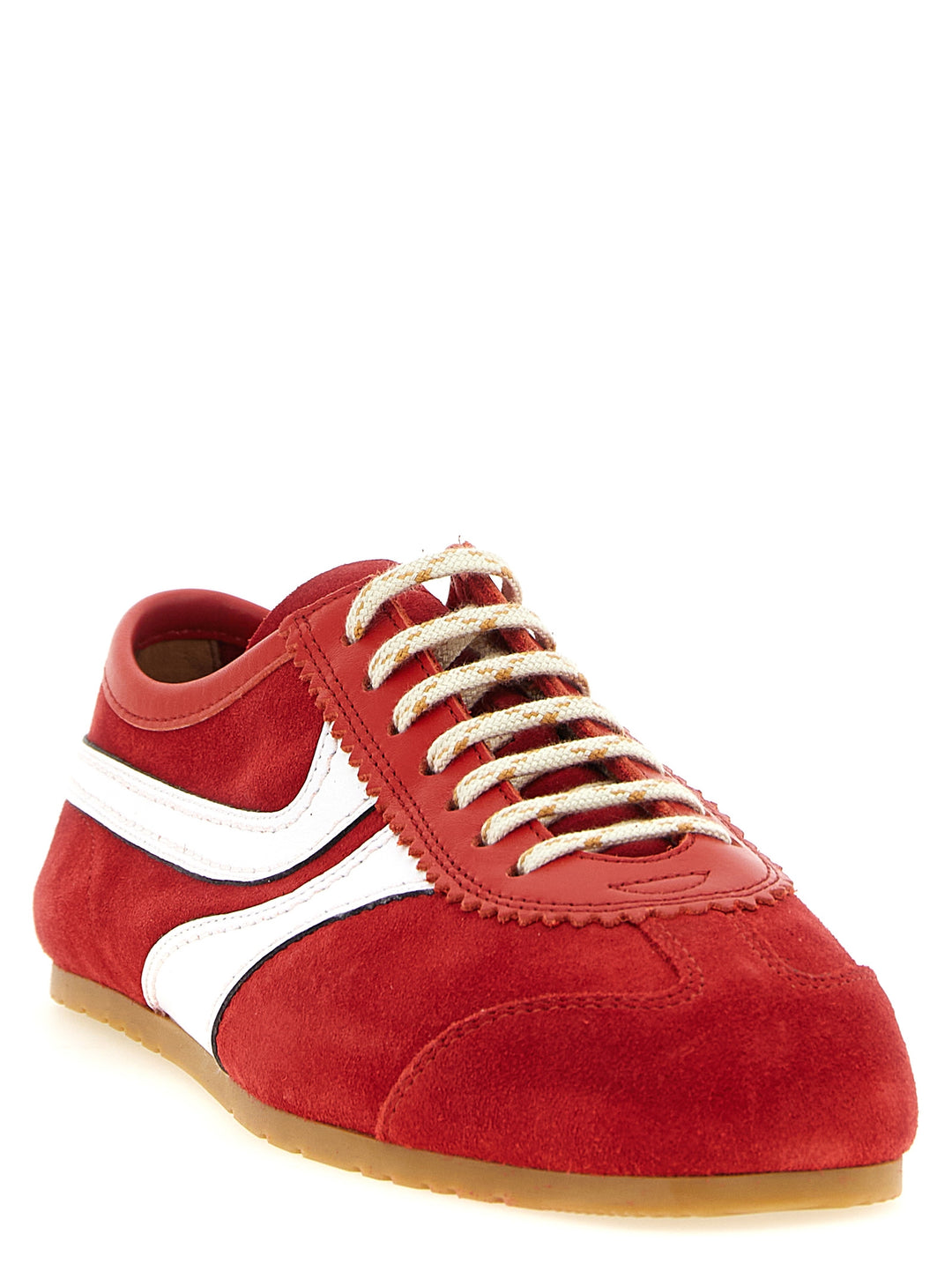 Dries Van Noten  Suede Sneakers - Rosso | 0ef2376b803a65a13a29544d9d7155acd1c15692