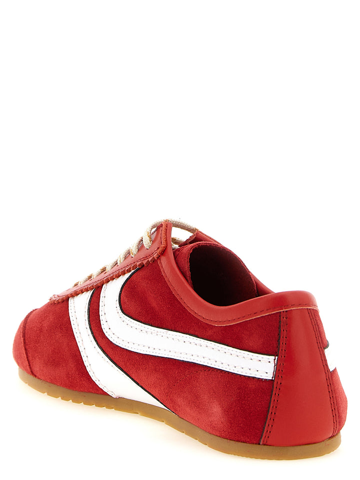Dries Van Noten  Suede Sneakers - Rosso | 20e116af4c2f9ad79a4f75f23087ca2e287a12b6