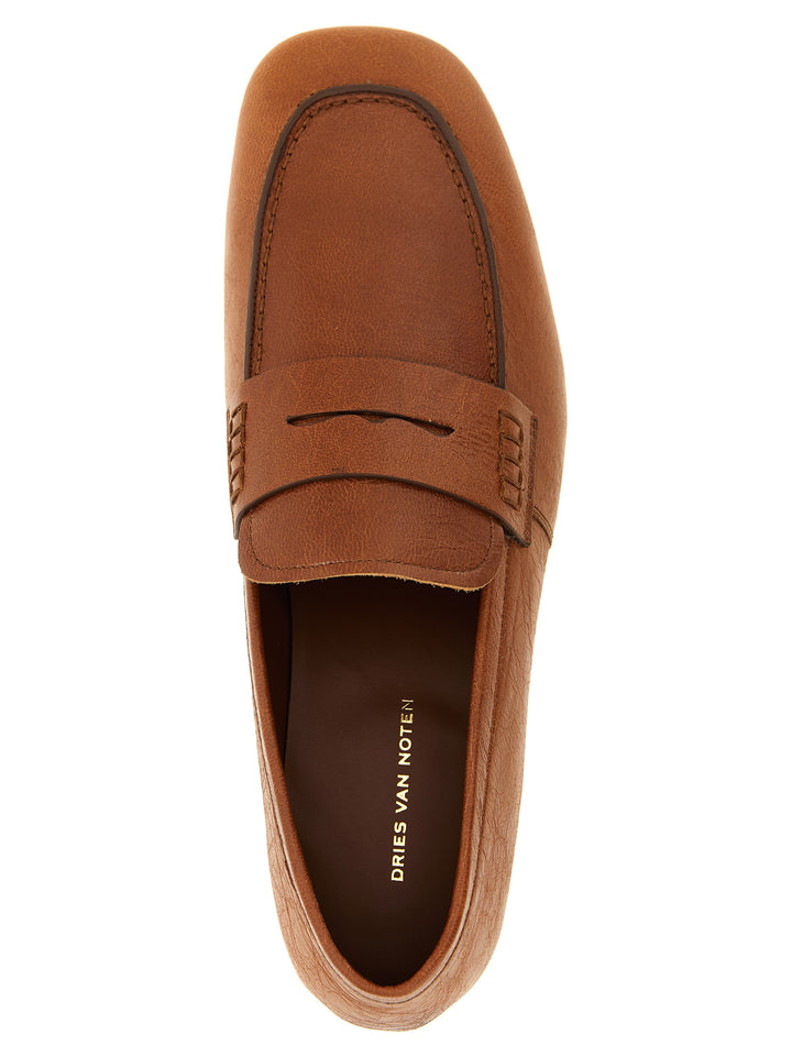 Dries Van Noten  Penny Mocassini - Marrone | ea23f08e17e229abc475674e37a53892d537037b
