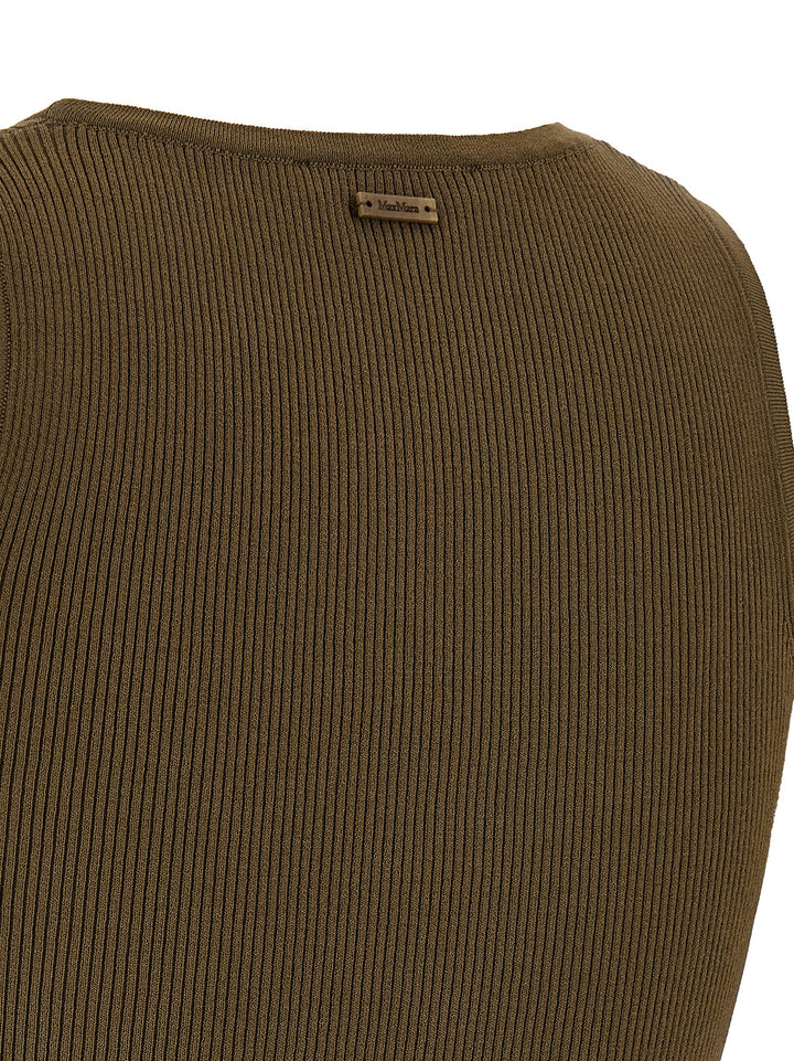Max Mara Editta Top - Verde | bc89811069c3a10bfdf7a1197ee07cc66807bc4c