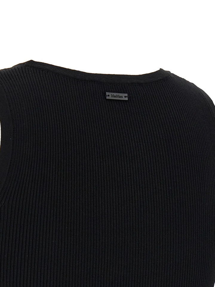 Max Mara Editta Top - Nero | 7eea9b0a0589c5cd0bd0657cb6ff05cfe47577bd