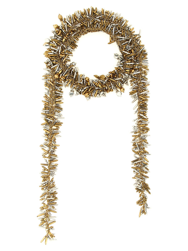 Embroidered Scarf Gioielli Oro