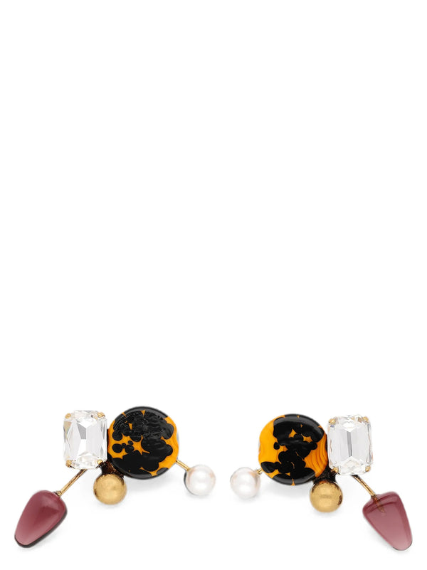 Hand-Painted Earrings Gioielli Multicolor