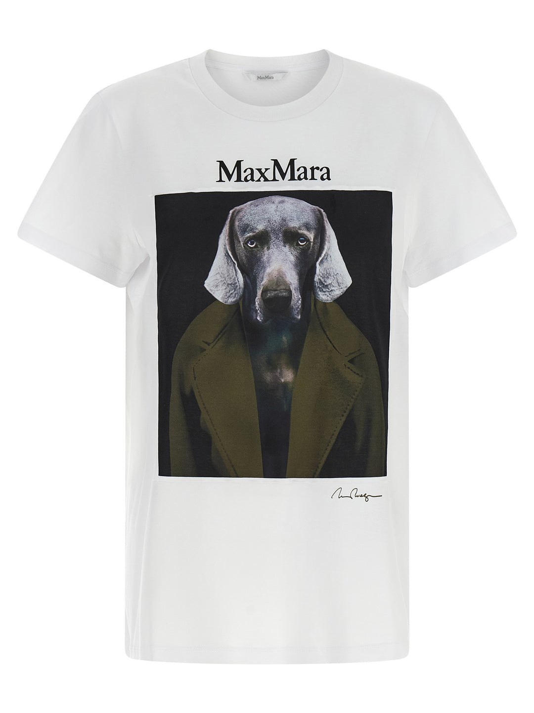 Max Mara Mxmcalca T shirt - Bianco | 46e0ac8011fff96c06d0ad93c250ff8492fc4352
