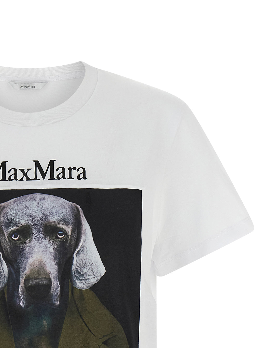 Max Mara Mxmcalca T shirt - Bianco | efed19f3b4062d57ec1e64b5dbc8685c077e86cc