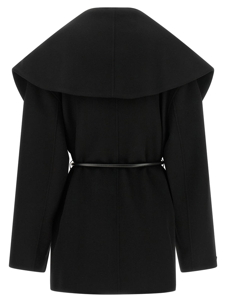 Sportmax Spxuguale Trench e Impermeabili - Nero | 3cd07e7424edad0e143ee6952157e1bd5e6e4f1e
