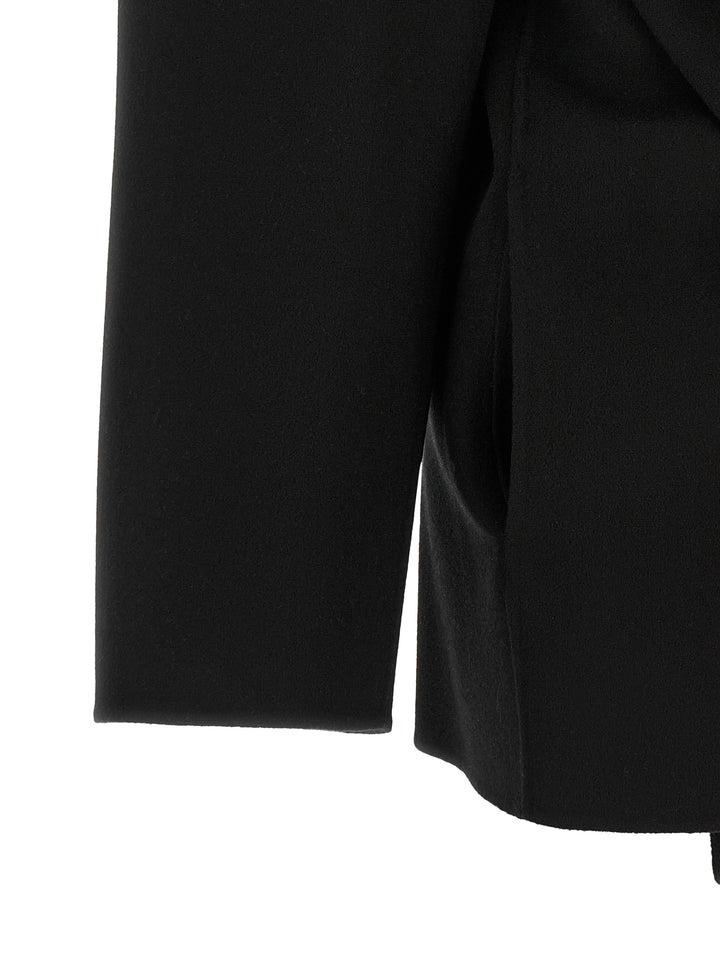 Sportmax Spxuguale Trench e Impermeabili - Nero | 2e6440b9f31f3b5de7701da2e040670e8c4d1e17