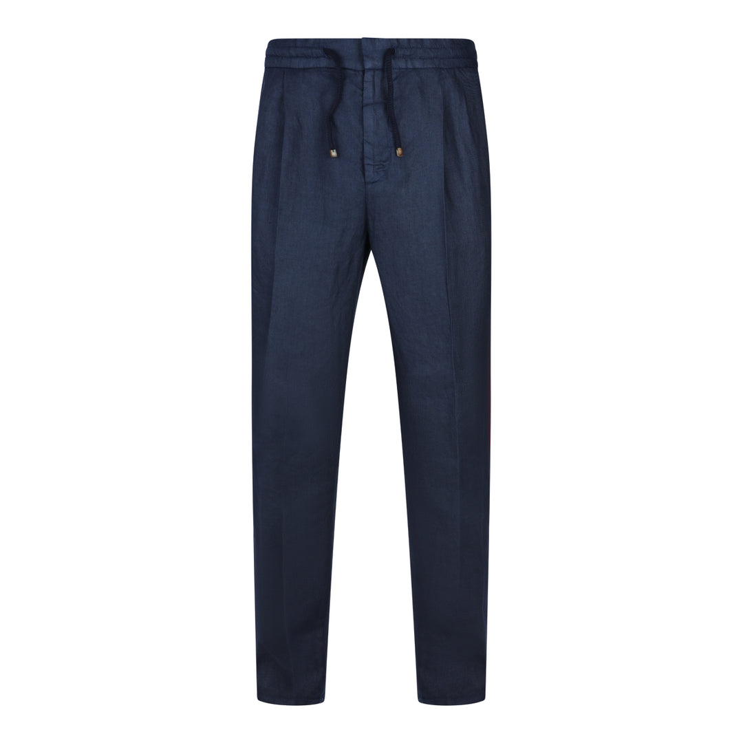 Brunello Cucinelli Trousers - NAVY | a38b96e184c5fe828535333bac1c5766f3ad85fc