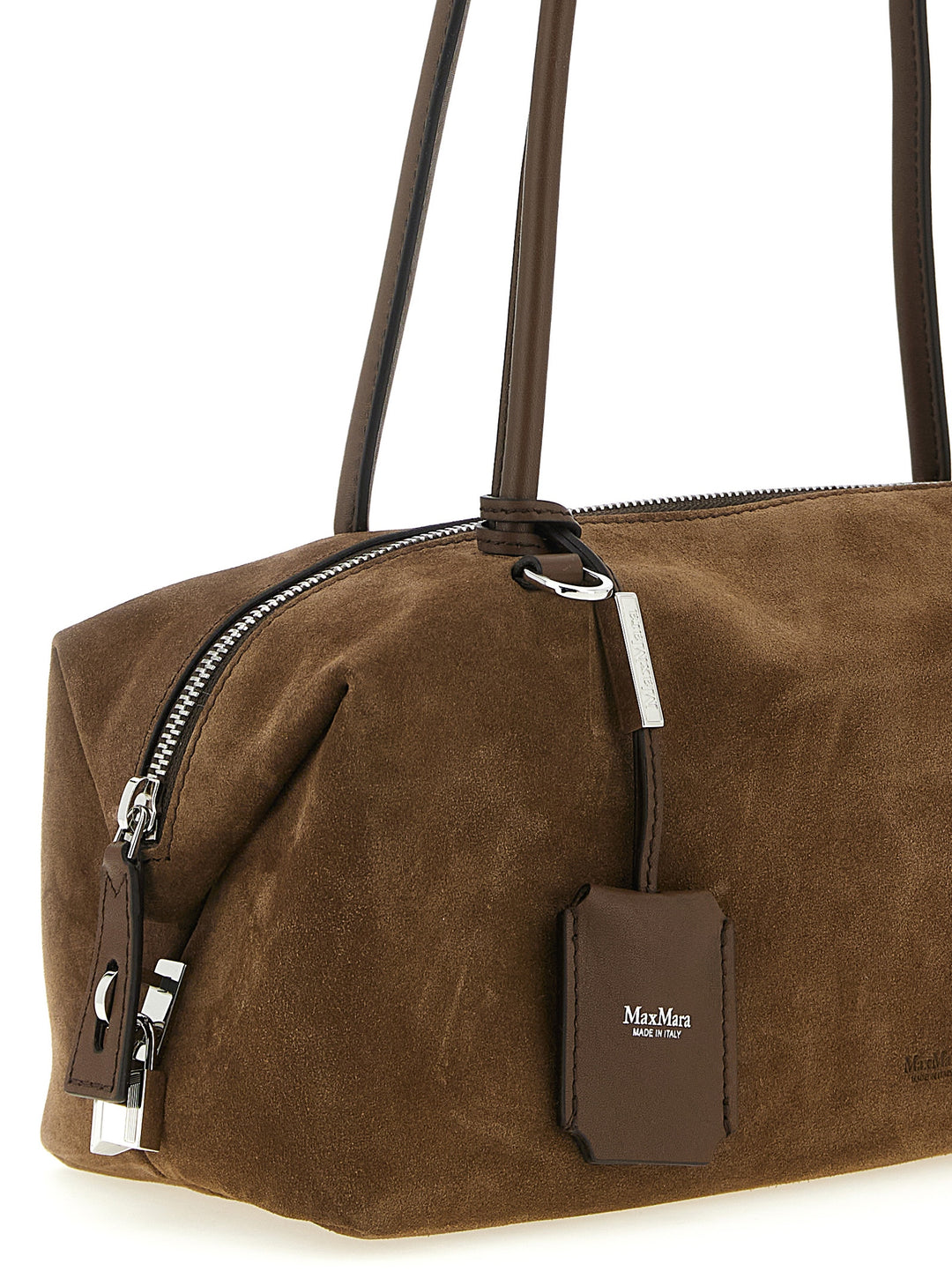 Max Mara Suede Top Case Borse a Spalla e Tracolla - Marrone | c4b026fb89c51a46c49d0bd8684252025c6fb964