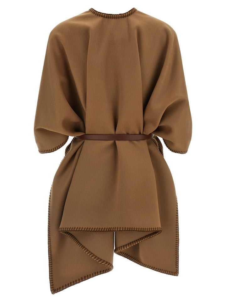 Max Mara Mxacolomba Mantelle - Beige | e30a2b109d886f2814db1f46bd54b5cc89a7a372