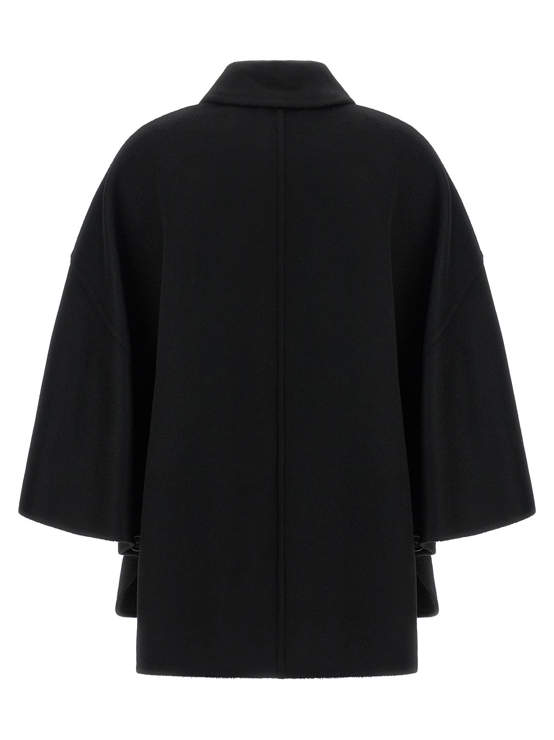 Max Mara Mxaospite Mantelle - Nero | 912bfaa2cb23d12c8b8dee362337a0506d62a791
