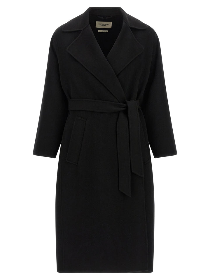 Weekend Max Mara Operoso Trench e Impermeabili - Nero | 06bd43bf30b2261668335ff65086d1523aa96ddb