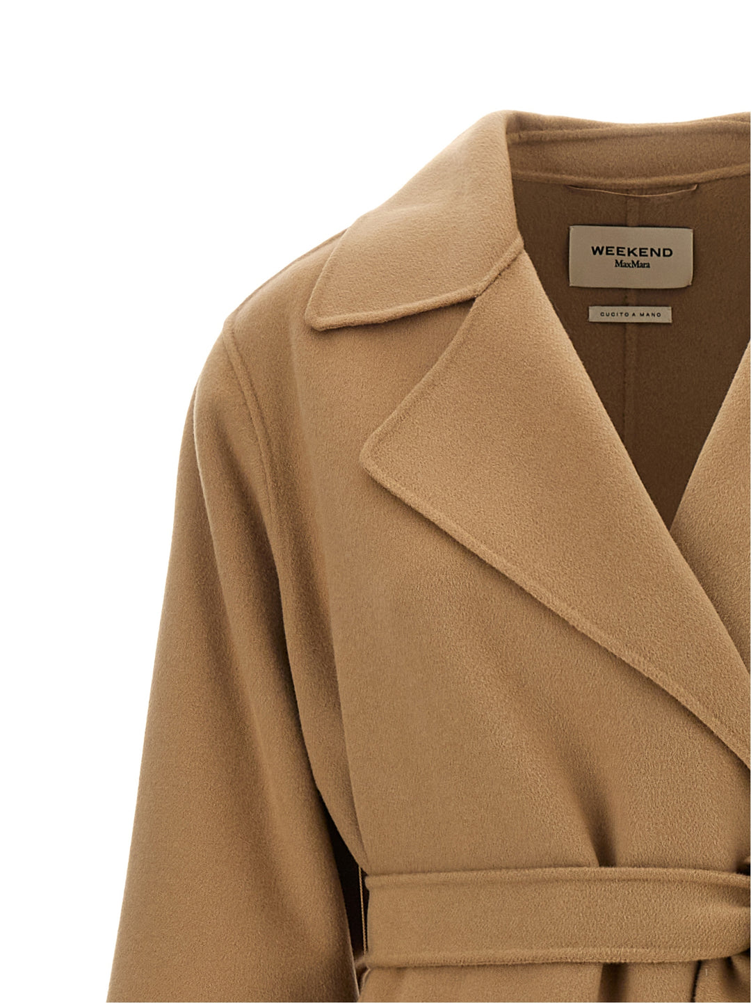 Weekend Max Mara Industrious Dressing Gown Coat Trench e Impermeabili - Beige | ab7f488909ee9addc1561dafe8d3d82e64097c11