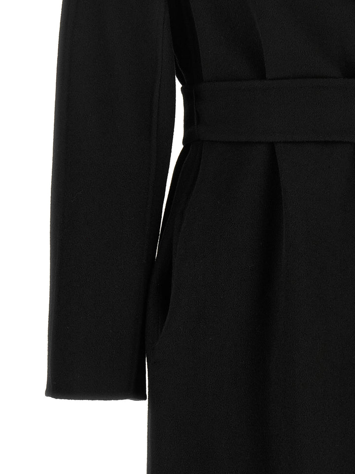 Max Mara Studio Mstcles Trench e Impermeabili - Nero | c999c365f7786b0b3072d9f5166641d11786ed66