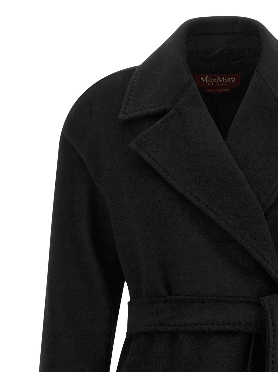 Max Mara Studio Dravenna Trench e Impermeabili - Nero | 88ad4334dd9b1f92599a720149b6983a458f6ba6