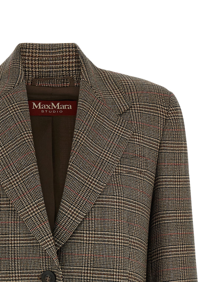 Max Mara Studio Mstalca BlazerS - Marrone | 64978165088ba8e5bbadc8a688b3bc95672dce3b