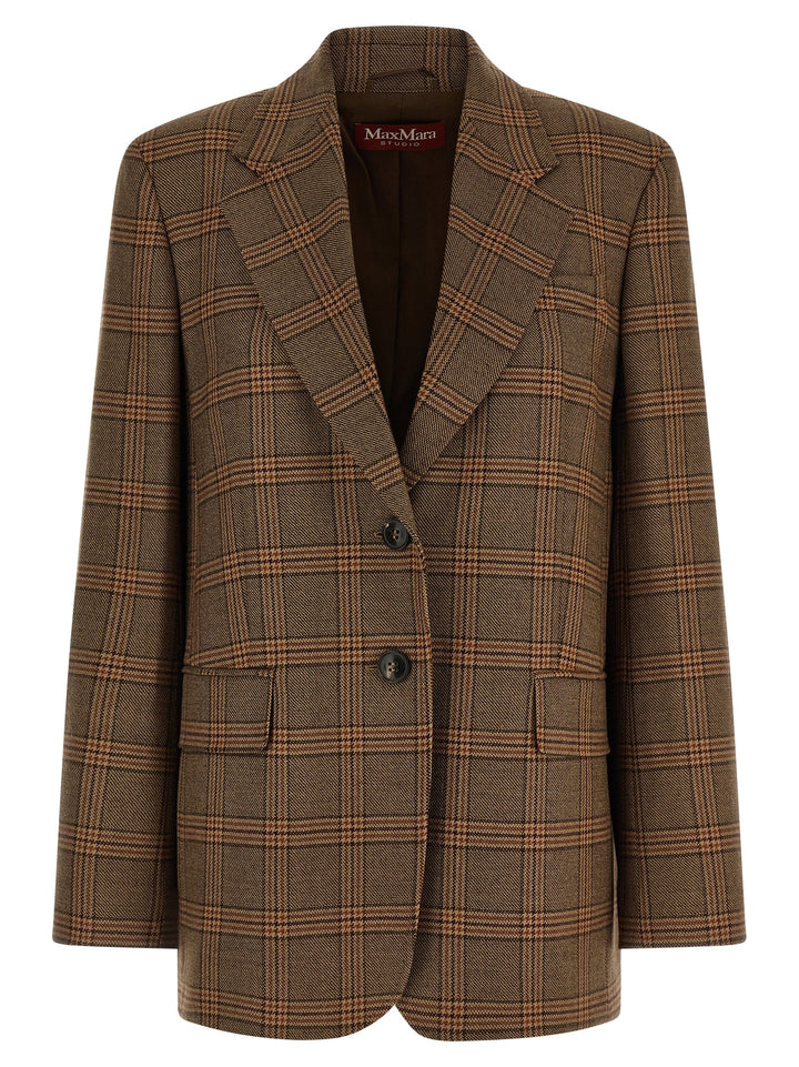 Max Mara Studio Mstalca BlazerS - Marrone | 3d2a0c56108638346544b018c03bb49ae3916a56