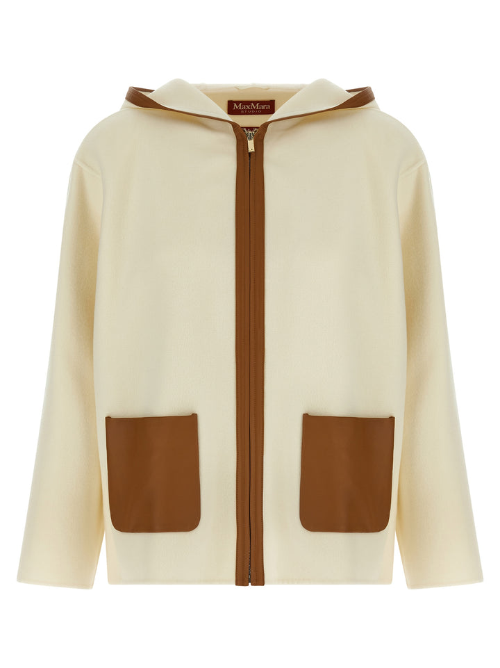 Max Mara Studio Mstcomica Trench e Impermeabili - Bianco | 544f8e30ed681e95cce4075c82709013b2a4ec49