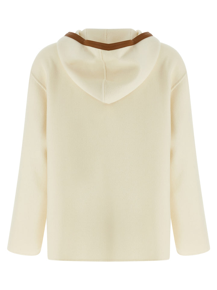 Max Mara Studio Mstcomica Trench e Impermeabili - Bianco | 16af948cbcce51c10ac3579c603bcecec6972347