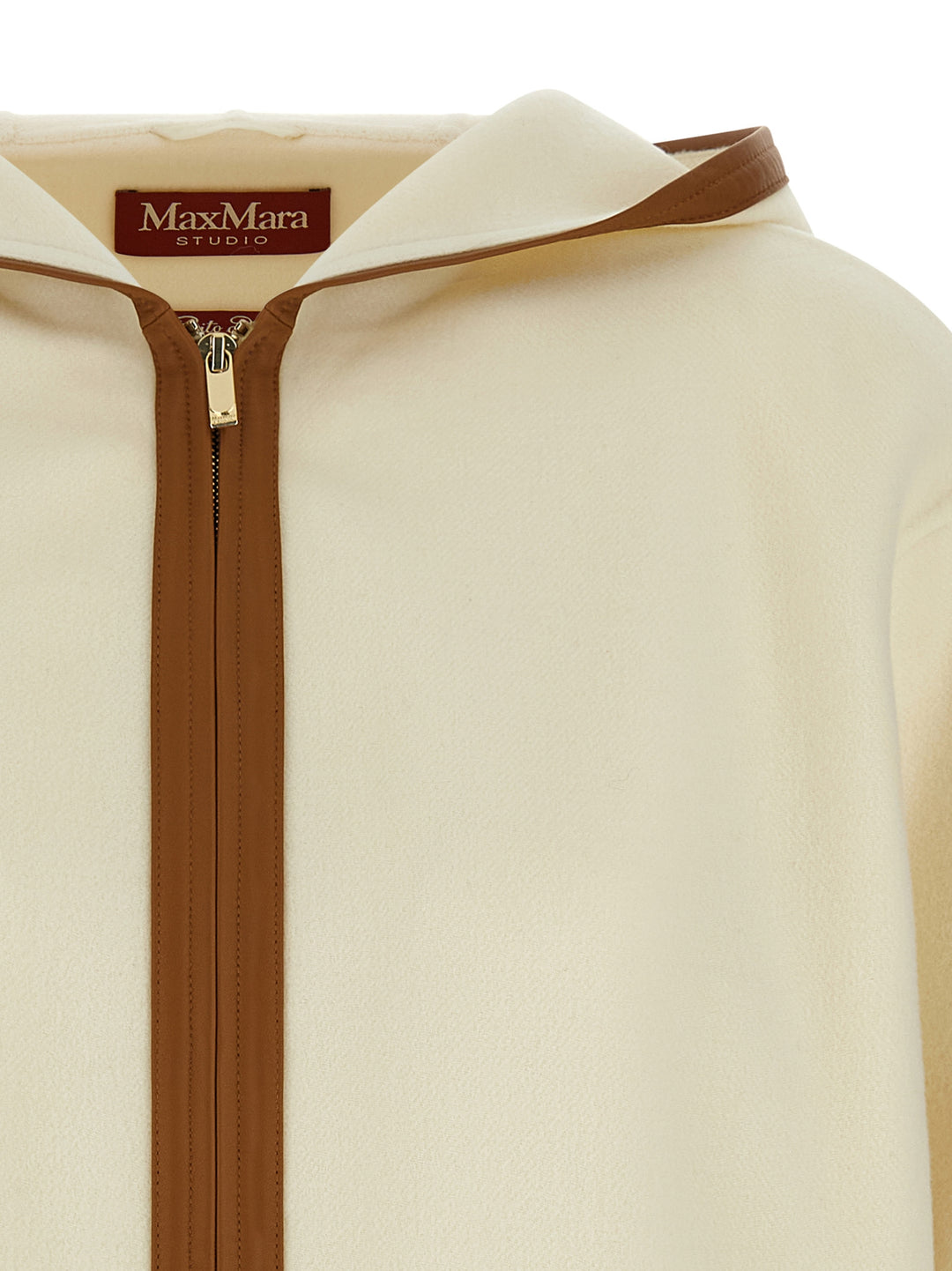 Max Mara Studio Mstcomica Trench e Impermeabili - Bianco | 84df93390b12b9b26afab36ee8556d53ab81dce4