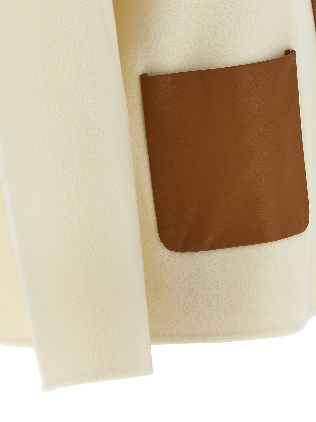 Max Mara Studio Mstcomica Trench e Impermeabili - Bianco | 016990c72297326fa4723e6aa42ce5dd2f043b10