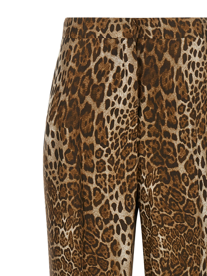 Max Mara Studio Mstromana Pantaloni - Marrone | 76851a59dc006eb11ff169f34e9cab7318a79187