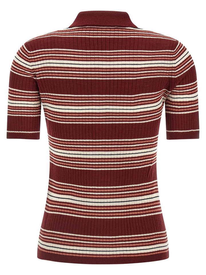 Max Mara Studio Msttallero Polo - Bordeaux | be9ce5d6d13638ac02d4fedef030f84ca29b18e1