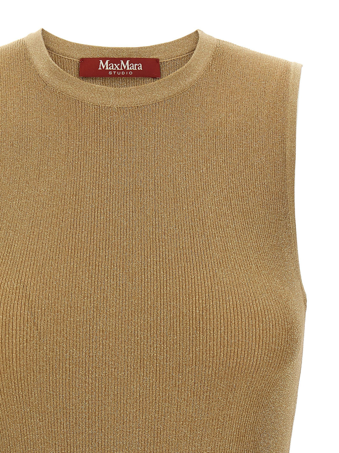 Max Mara Studio Mstsante Top - Oro | ed6671a03def6c272e6f6b388cd2b5a4d96380c0