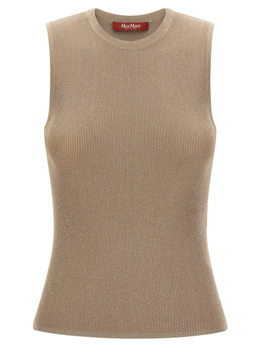 Max Mara Studio Mstsante Top - Beige | 5eec4a4faf54ee6641b42c851711a6177f65edb6