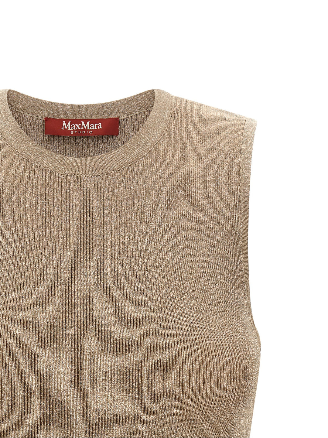 Max Mara Studio Mstsante Top - Beige | f9ee39d651659beb343475a83b19b4569a32cebd