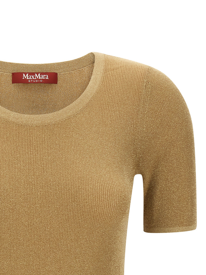 Max Mara Studio Mstsequoia T shirt - Oro | 4b8d108e20c3b2a30e095cbfc59933a3e9c79cee