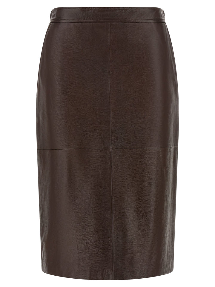Max Mara Studio Msttimore Gonne - Marrone | eaaa85b95666fe32e19746af3340b46f29cb8583
