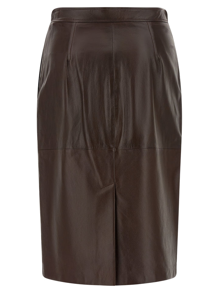 Max Mara Studio Msttimore Gonne - Marrone | accdcdf4f186cb7e7d52eb3cd5066f11530830ec