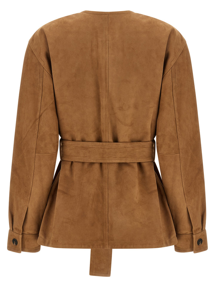 Max Mara Studio Mstboemia Puffer Jackets - Marrone | 63bb74e6f9753dc2aa11cb9ef578e00441df272a