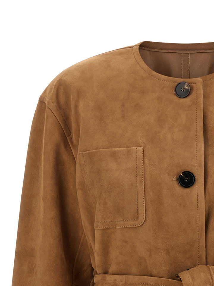Max Mara Studio Mstboemia Puffer Jackets - Marrone | d91fd0da93bc7f68b78285880a6936c4f44a0315