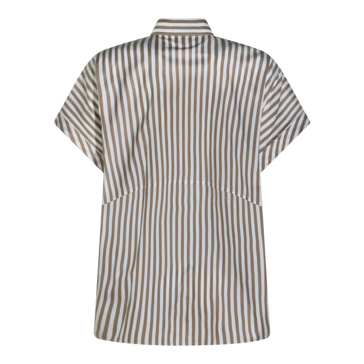 Brunello Cucinelli Shirts - BROWN/BIANCO | 1e1586b943f5d390eb1f1306e27167731bc460b1