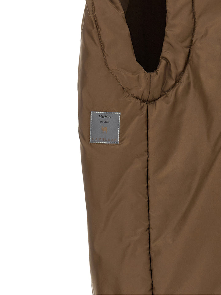 Max Mara The Cube Mtcambra Gilet - Marrone | d55d0e600de0c072c5733cb424c0460e01abae7a