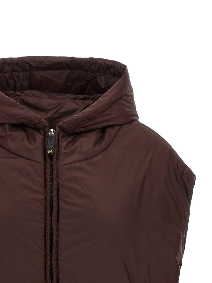 Max Mara The Cube Mtcambra Gilet - Bordeaux | a76ec55f52143319930dd0a0d693b0826f51afdb